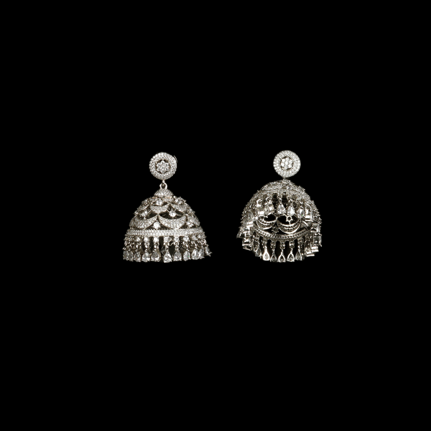 Diamond  Dull Earring